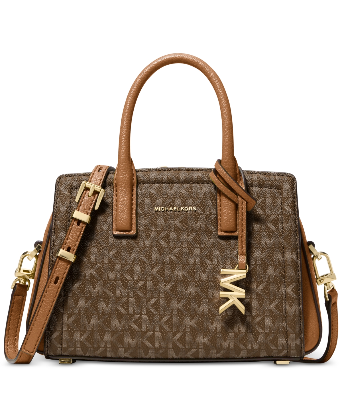 Michael Kors Michael  Laila Small Crossbody Bag In Brown