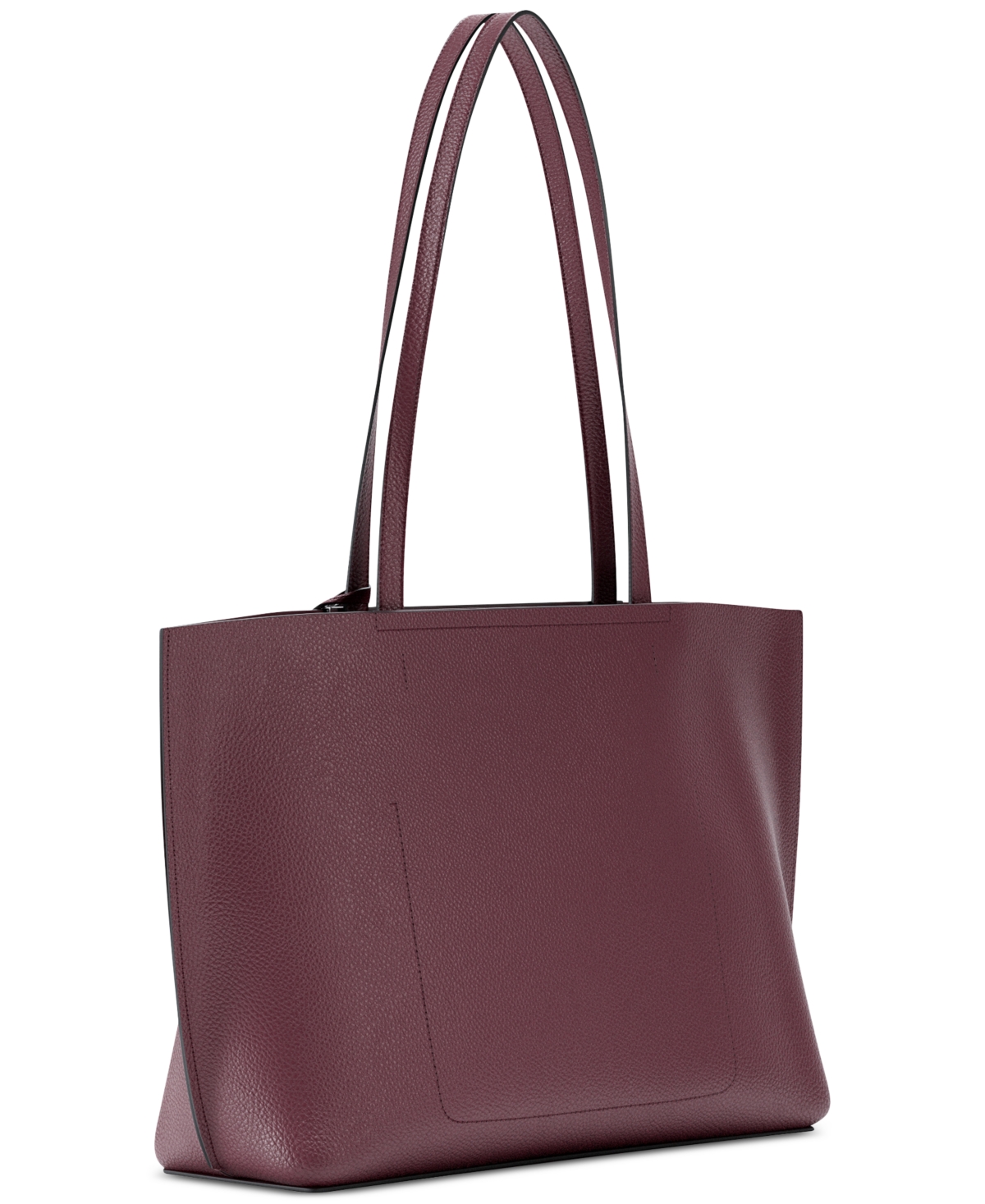 Michael Kors Michael  Evelyn Extra Large East West Top Zip Tote In Burgundy