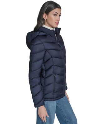 Women's Packable Hooded Puffer Coat, Created for Macy's
