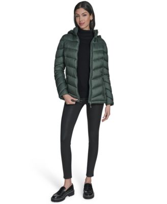 Women's Packable Hooded Puffer Coat, Created for Macy's