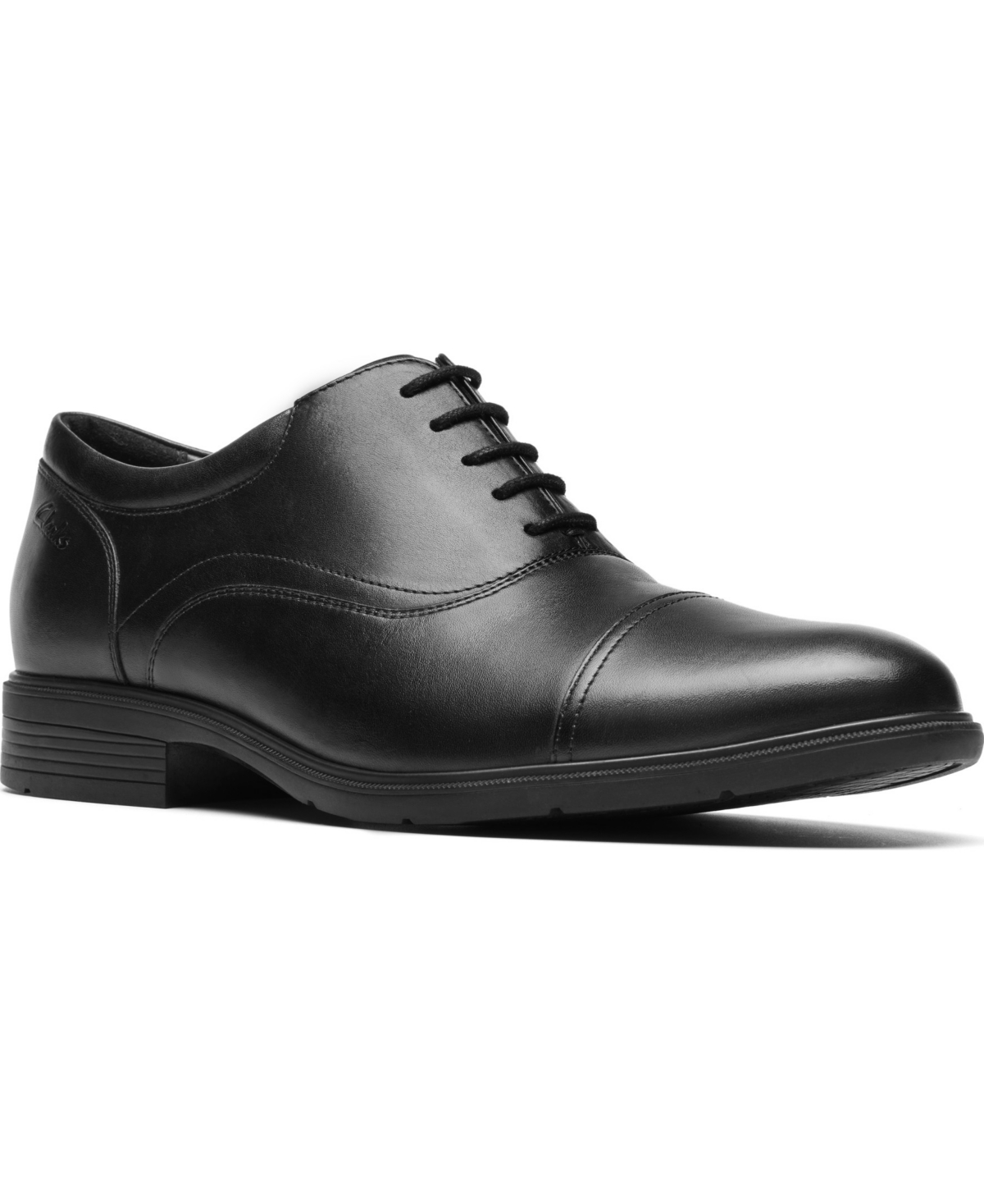 Men's Steadwell Lace Up Dress Shoe - Black leather