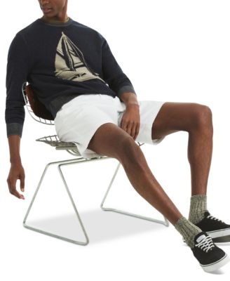 Men's Plaited Sailboat Graphic Crewneck Sweater