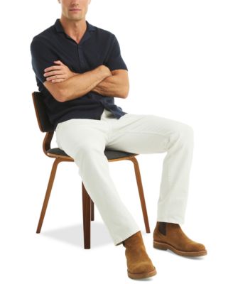 Men's Short Sleeve Button-Front Camp Sweater