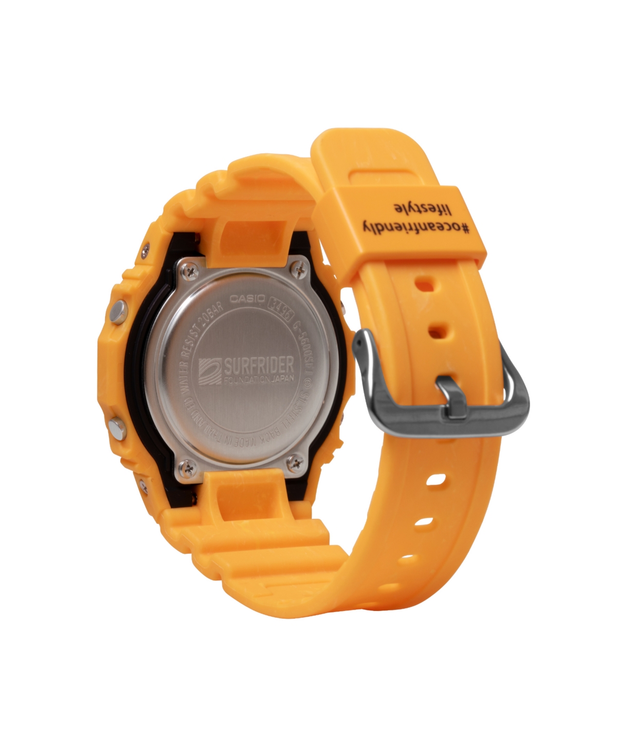 G-shock Men's Yellow Resin Surfrider Foundation Collaboration Watch, 43.2mm In Yellow