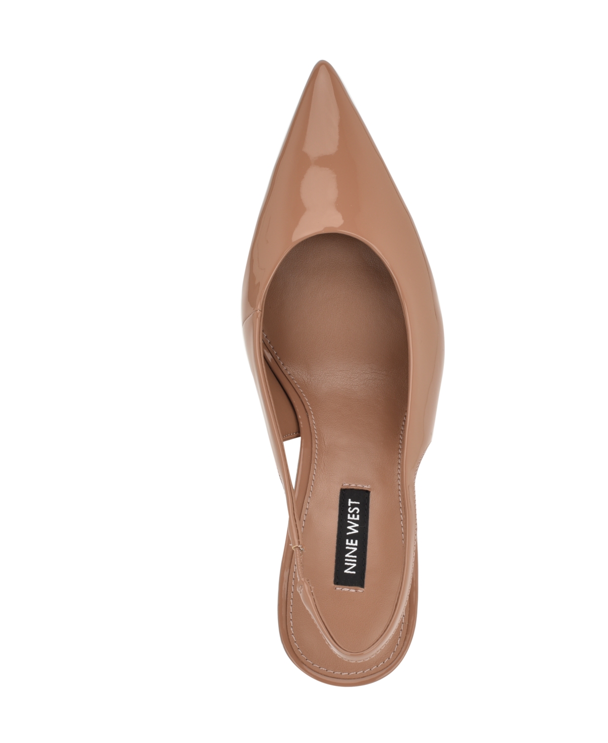 Nine West Palomma Slingback Pointed Toe Pump In Brown
