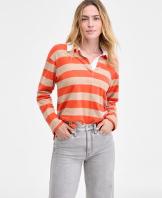 Women's Striped Rugby Top, Macy's Exclusive