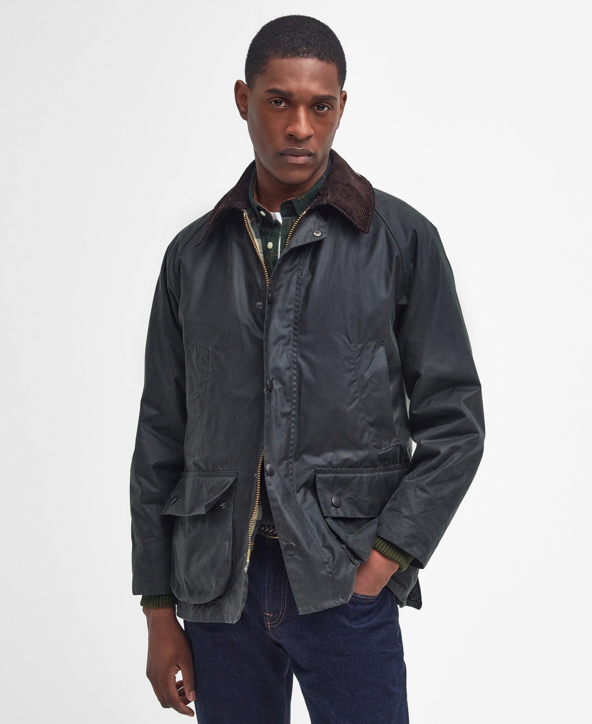 Barbour Bedale Wax Jacket black male Coats now available at BSTN in size M