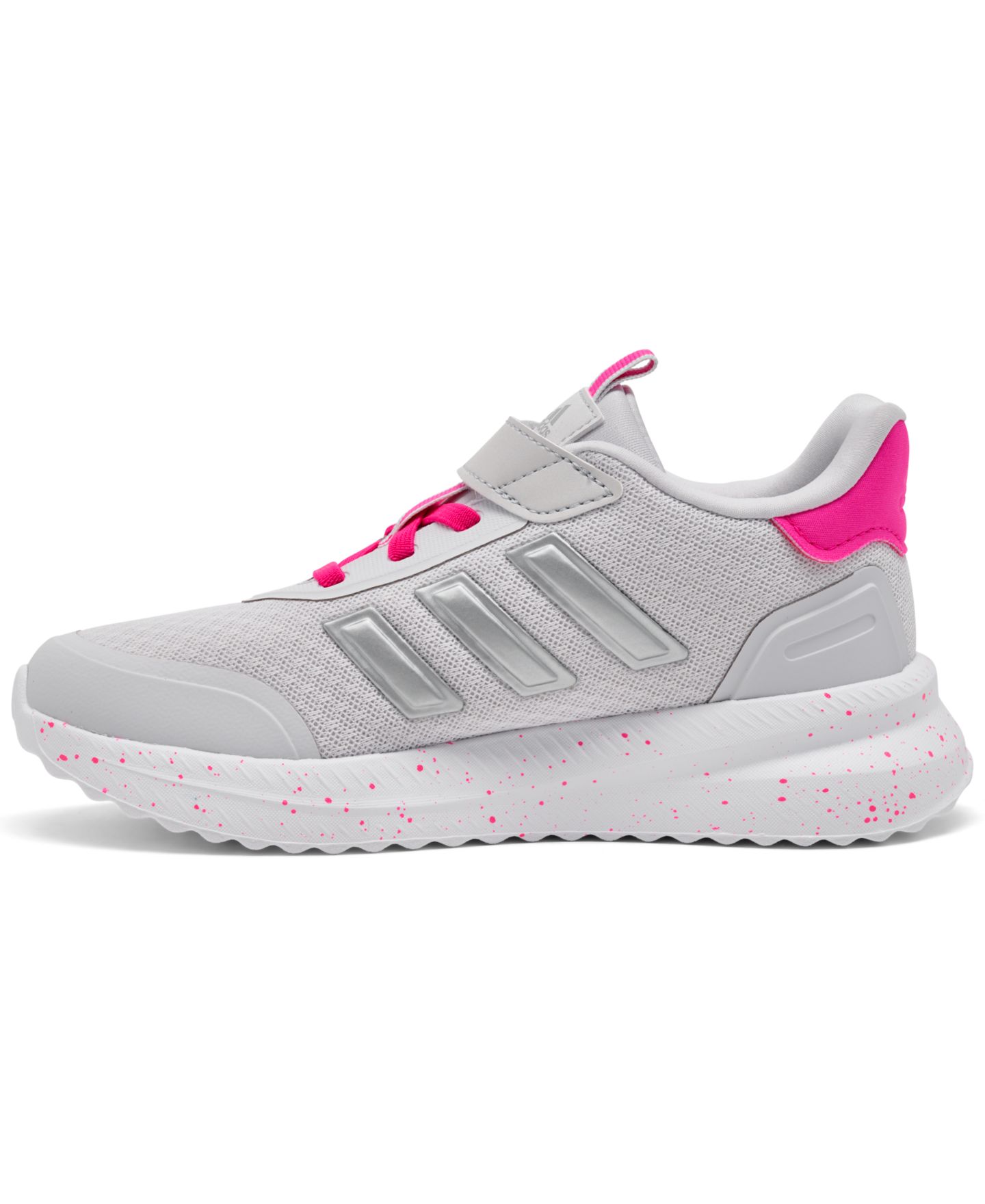 Кроссовки adidas X Plrpath Casual Sneakers from Finish Line для девочек, цвет: Серый / Розовый — фото 3