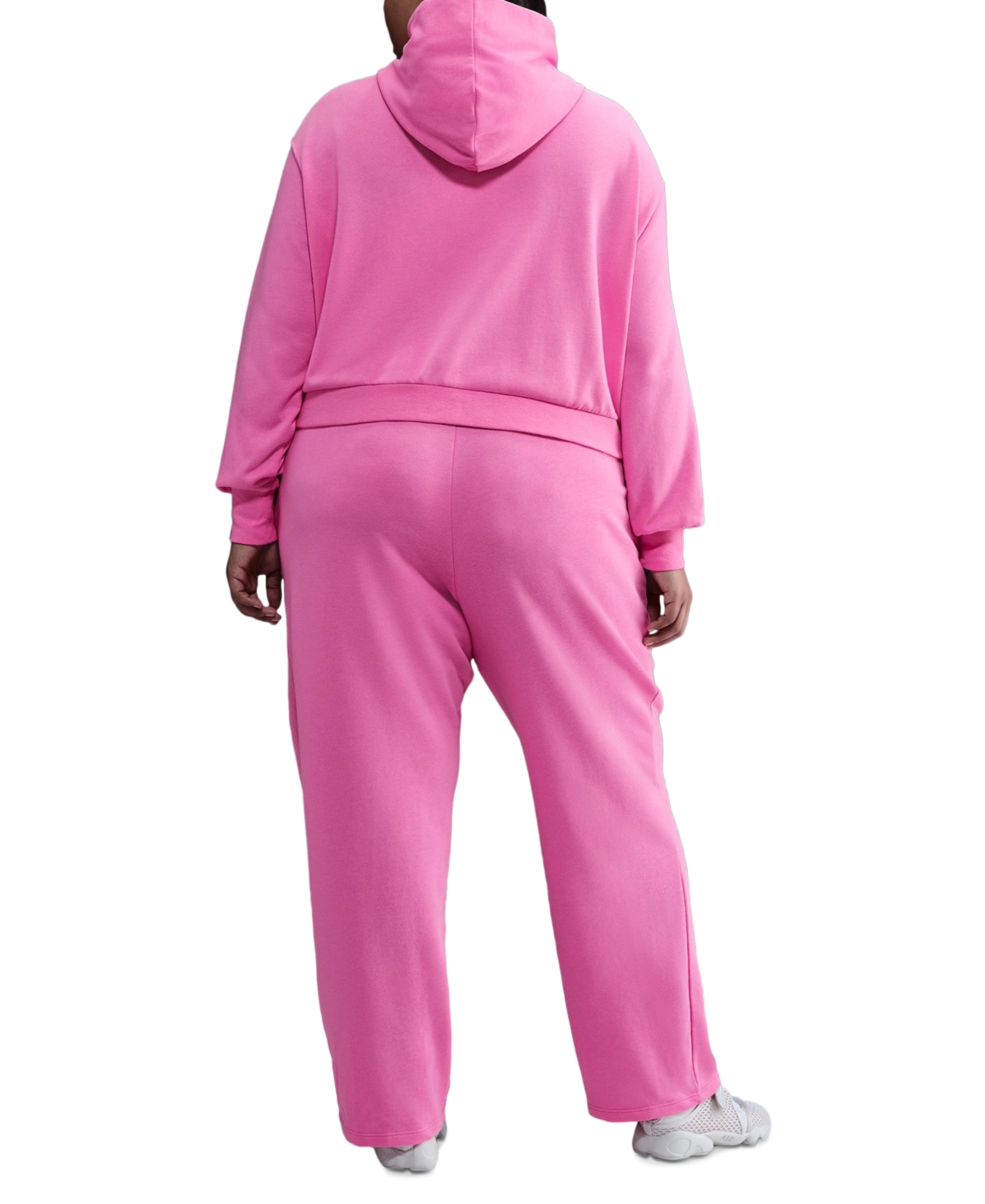 Nike Plus Size Chill Terry Full-zip French Terry Hoodie In Pink