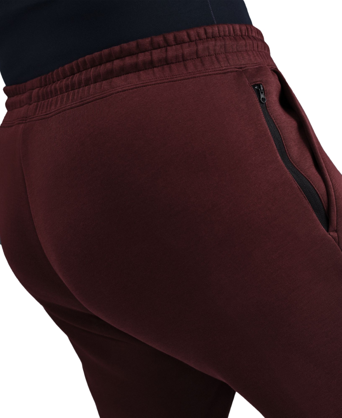 Nike Plus Size Sportswear Tech Fleece Mid-rise Joggers In Burgundy