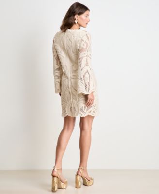 Women's Lace Shift Mini Dress, Macy's Exclusive - | Alix Friedberg Capsule Collection