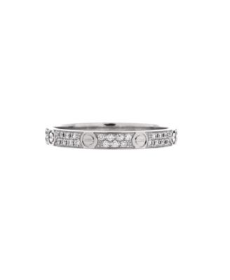 Love Wedding Band Pave Diamonds Ring