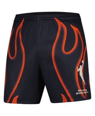 Men's and Women's Black WNBA Athletic Shorts