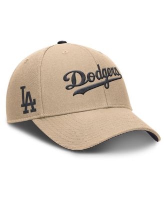 Nike - Men's Khaki Los Angeles Dodgers Rise Adjustable Hat