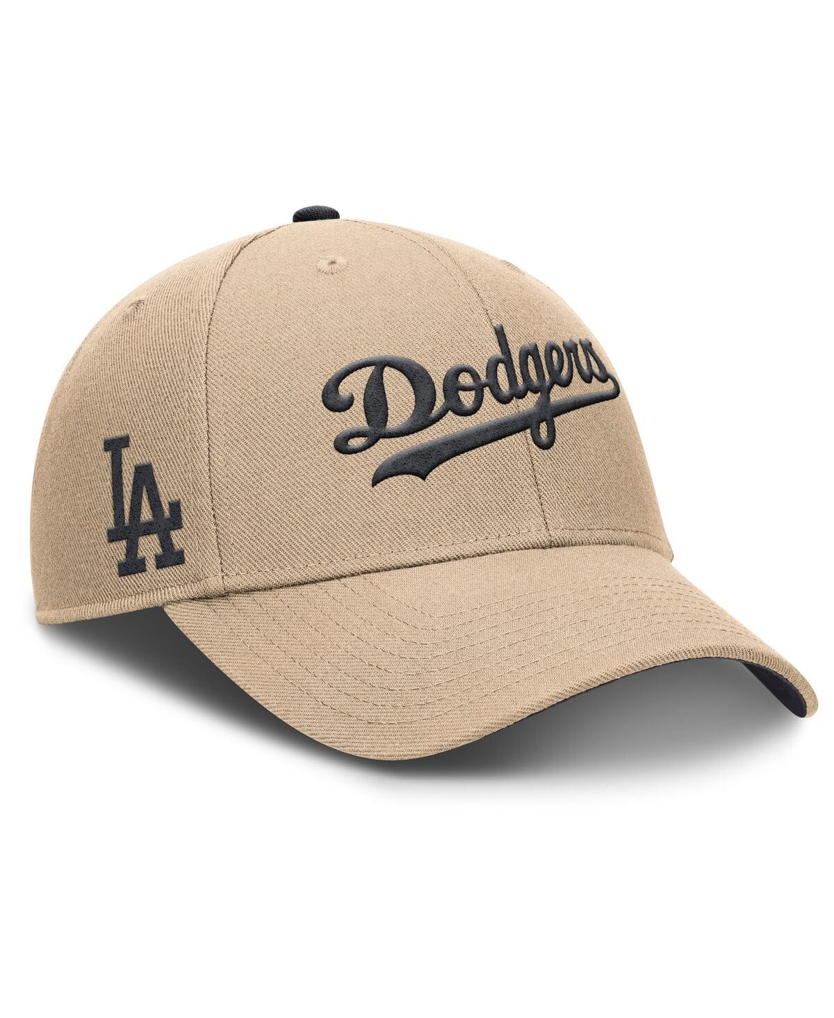 Men's Khaki Los Angeles Dodgers Rise Adjustable Hat - Khaki