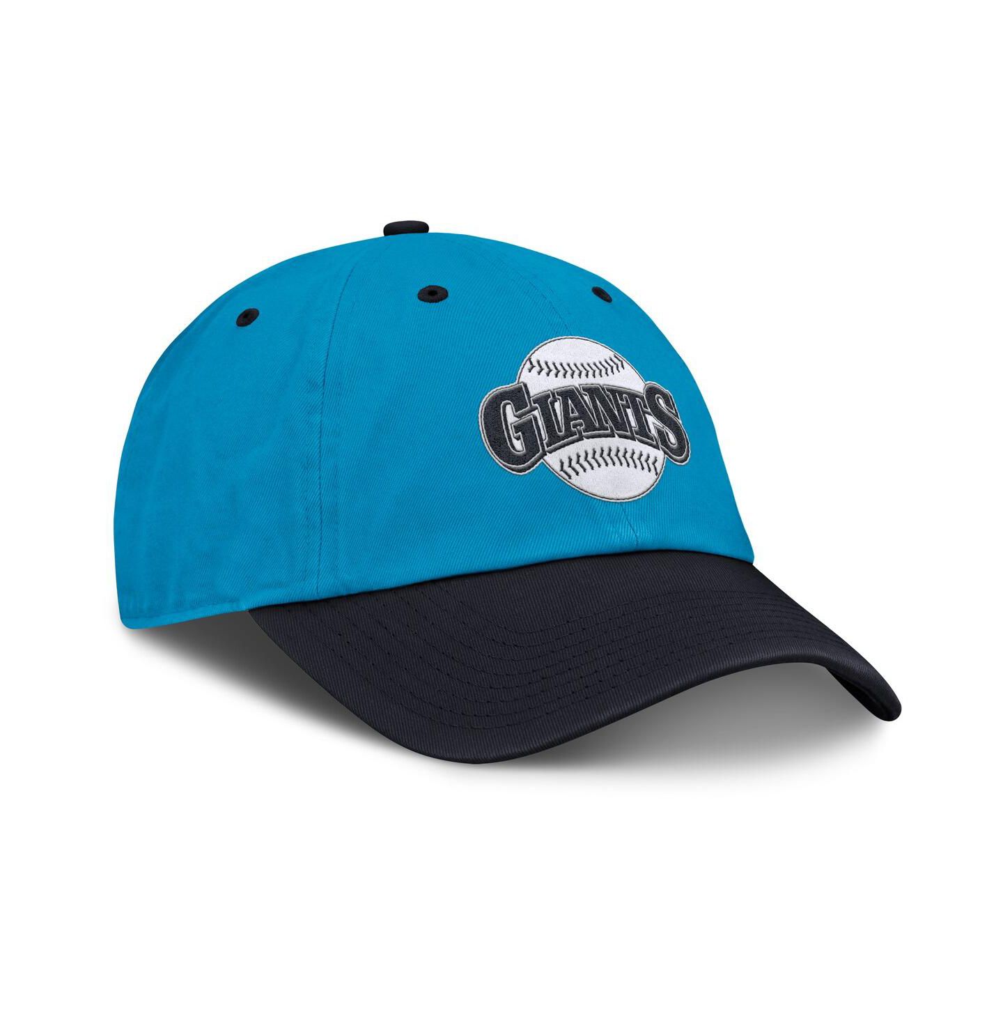 Мужская кепка Nike Blue/Navy San Francisco Giants Neon 90s Club Adjustable Hat — фото 3