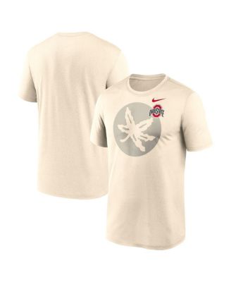Nike - Men's Natural Ohio State Buckeyes Campus Shadow Legend Performance T-Shirt