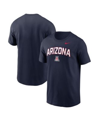 Nike - Men's Navy Arizona Wildcats Primetime Arch Stack T-Shirt