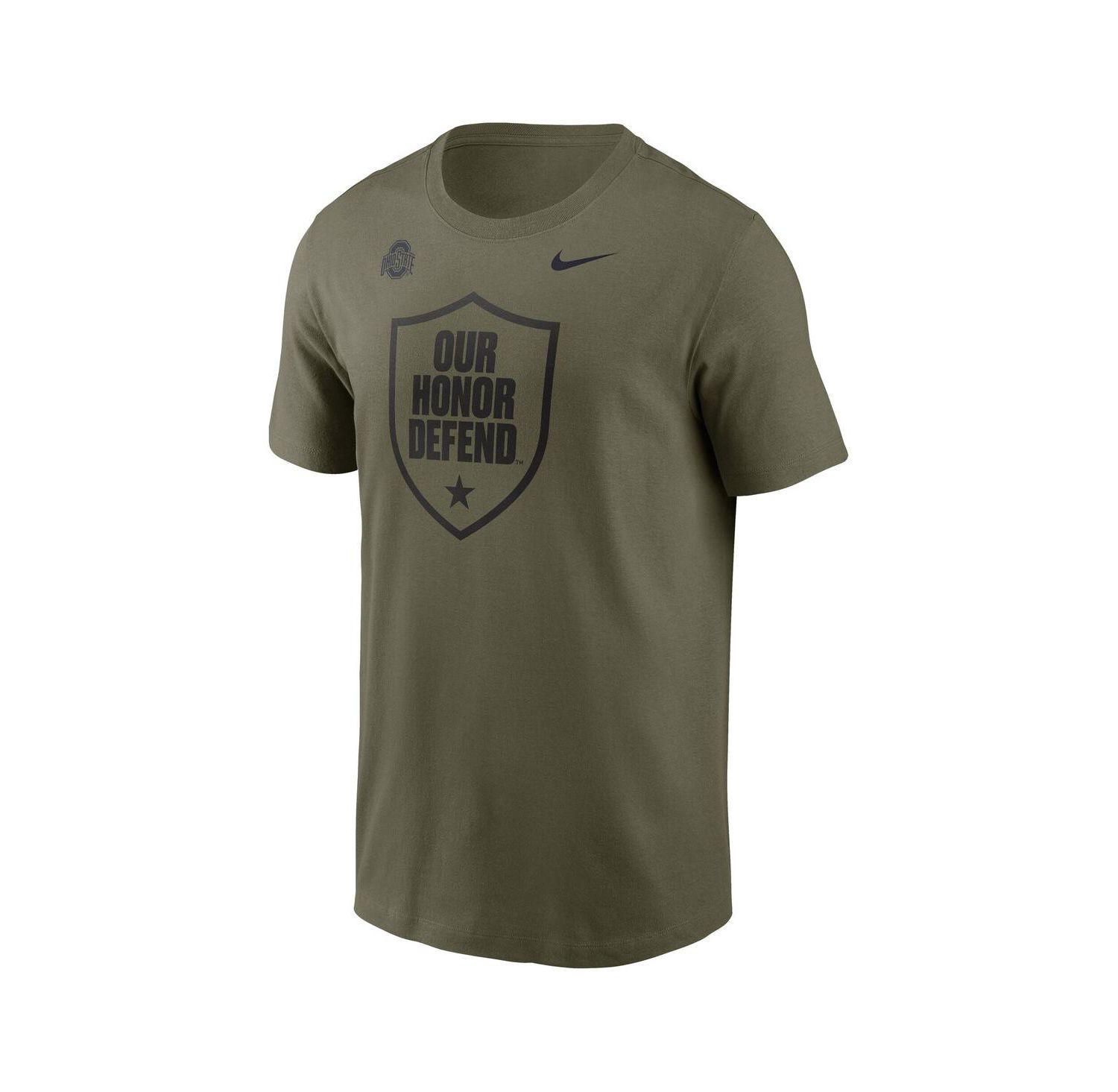 Men's Olive Ohio State Buckeyes Primetime Logo Performance T-Shirt