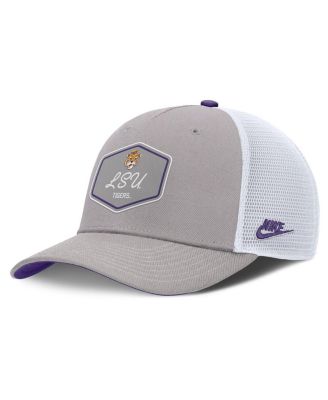 Nike - Men's Gray LSU Tigers Rise Legacy Adjustable Trucker Hat