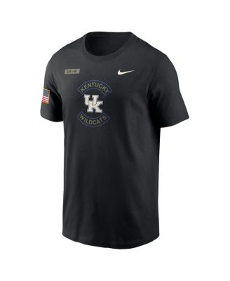 Men's Black Kentucky Wildcats 2025 Military Appreciation Performance T-Shirt