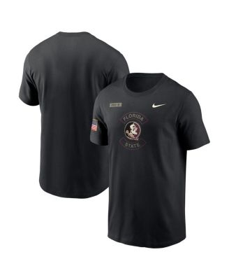 Nike - Men's Black Florida State Seminoles 2025 Military Appreciation Performance T-Shirt