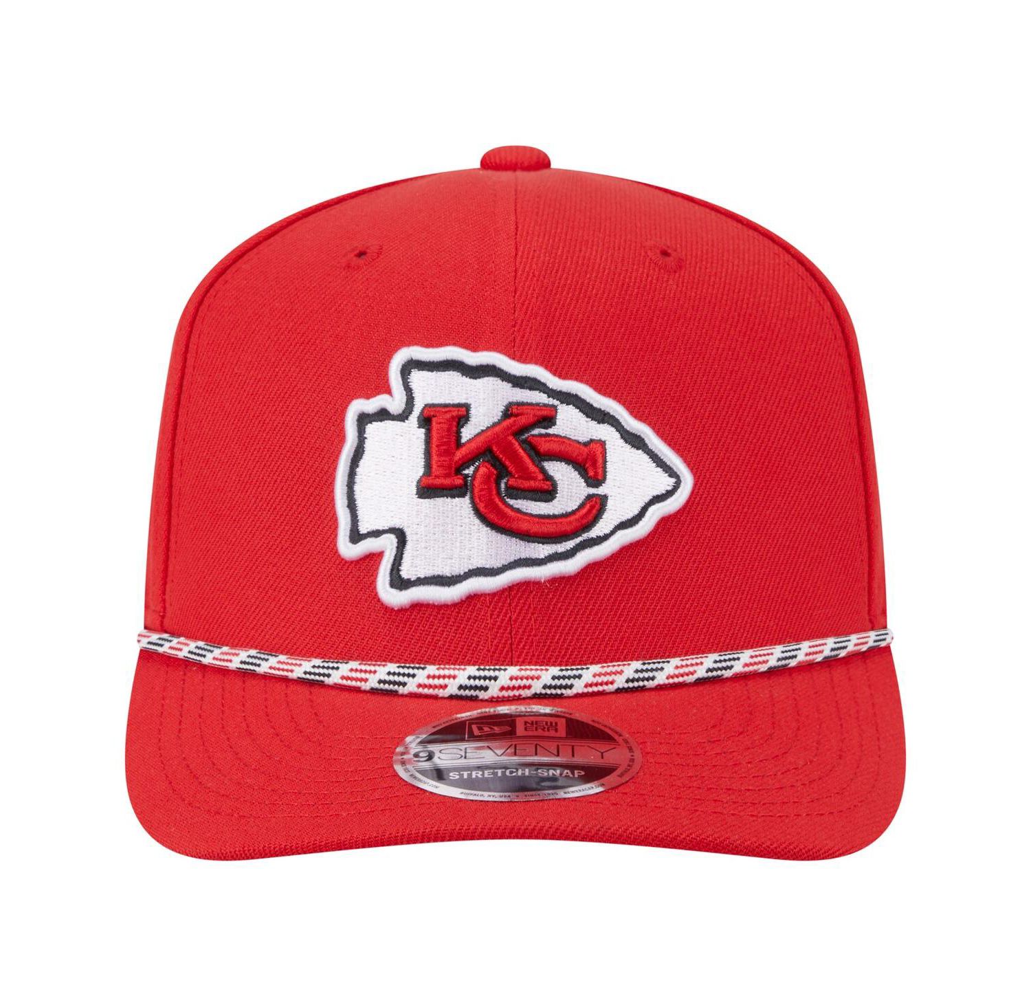 Men's Red Kansas City Chiefs Gameday Multi Rope 9SEVENTY Stretch-Snap Hat