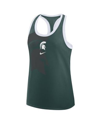 Women's&nbsp;Green Michigan State Spartans Primetime Racerback Tri-Blend Tank Top