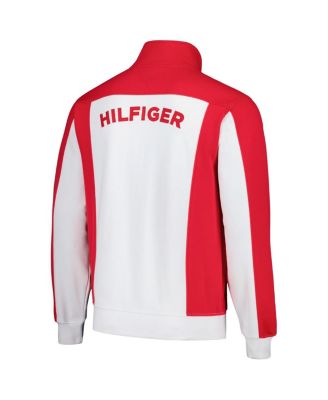 Men's White/Red Kansas City Chiefs Nolan Full-Zip Track Jacket