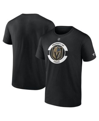 Fanatics - Men's Black Vegas Golden Knights Authentic Pro Core Secondary T-Shirt