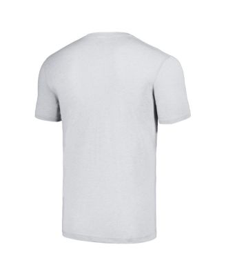 Men's Gray Atlanta Braves Doodle Collection Young Guns Tri-Blend T-Shirt