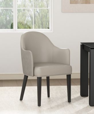 Hillman Leatherette Upholstered Dining Armchair