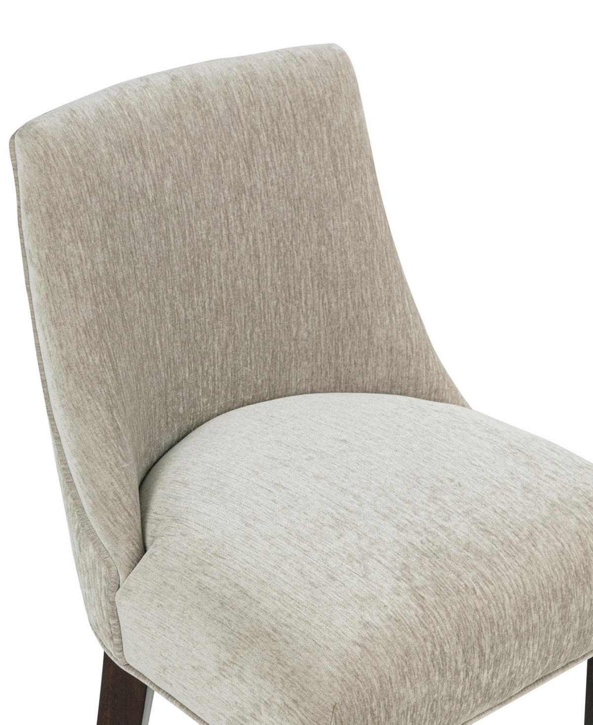 Manhattan Comfort 38.4" Beever Chenille Upholstered Counter Stool In Brown