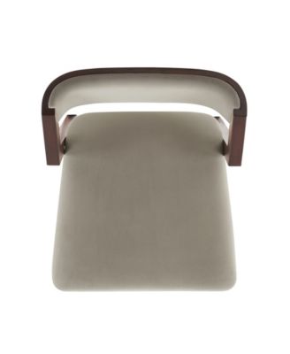 Patricia 36.2" Velvet Upholstered Counter Stool