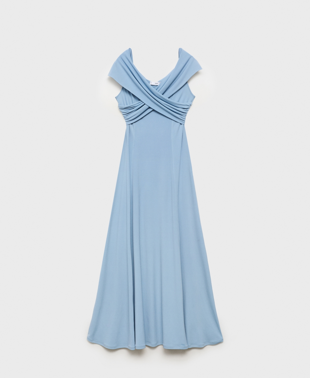 Mango Women's Crossover Neckline A-Line Dress