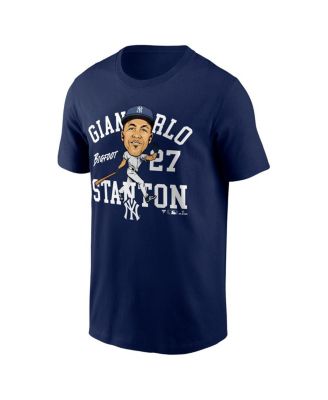 Men's Giancarlo Stanton Navy New York Yankees Hometown Caricature T-Shirt