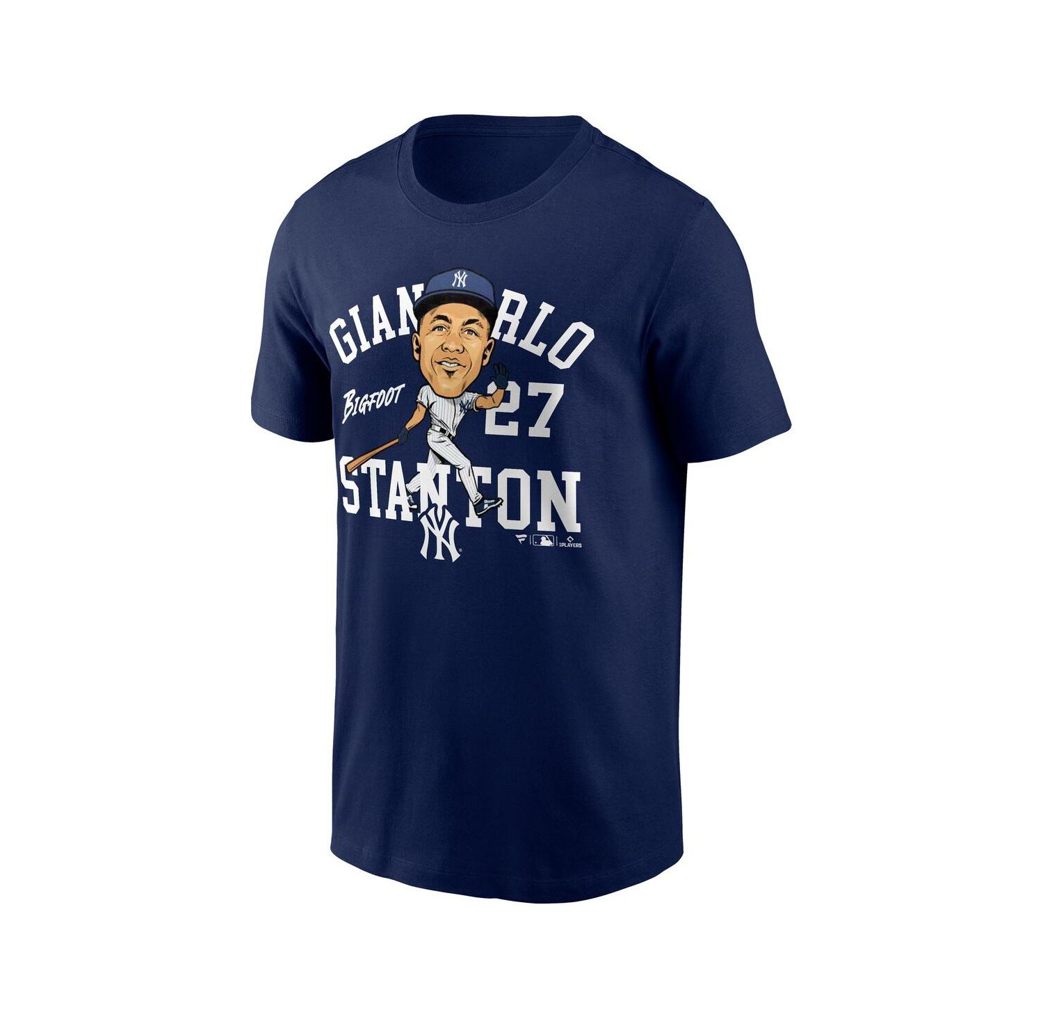 Men's Giancarlo Stanton Navy New York Yankees Hometown Caricature T-Shirt