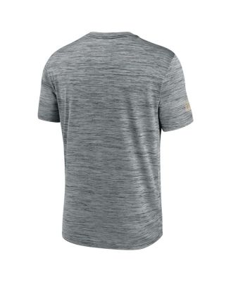 Men's Gray New Orleans Saints Sideline Velocity Performance T-Shirt