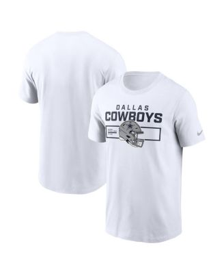 Nike - Men's White Dallas Cowboys Primetime Helmet Essential T-Shirt