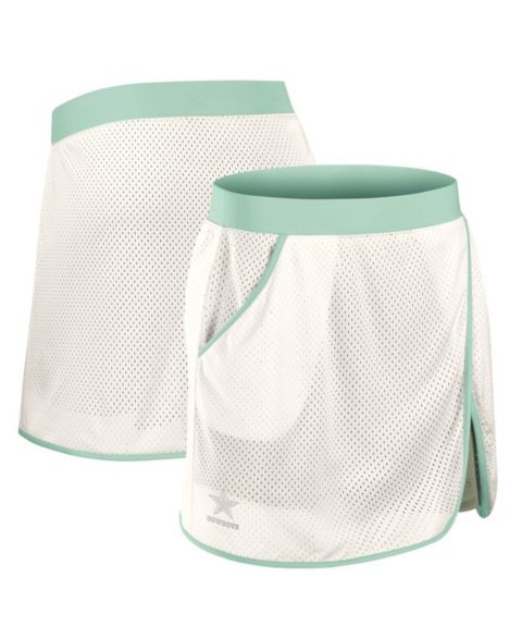 Женские юбки Fanatics Cream Dallas Cowboys Studio Wellness Skorts