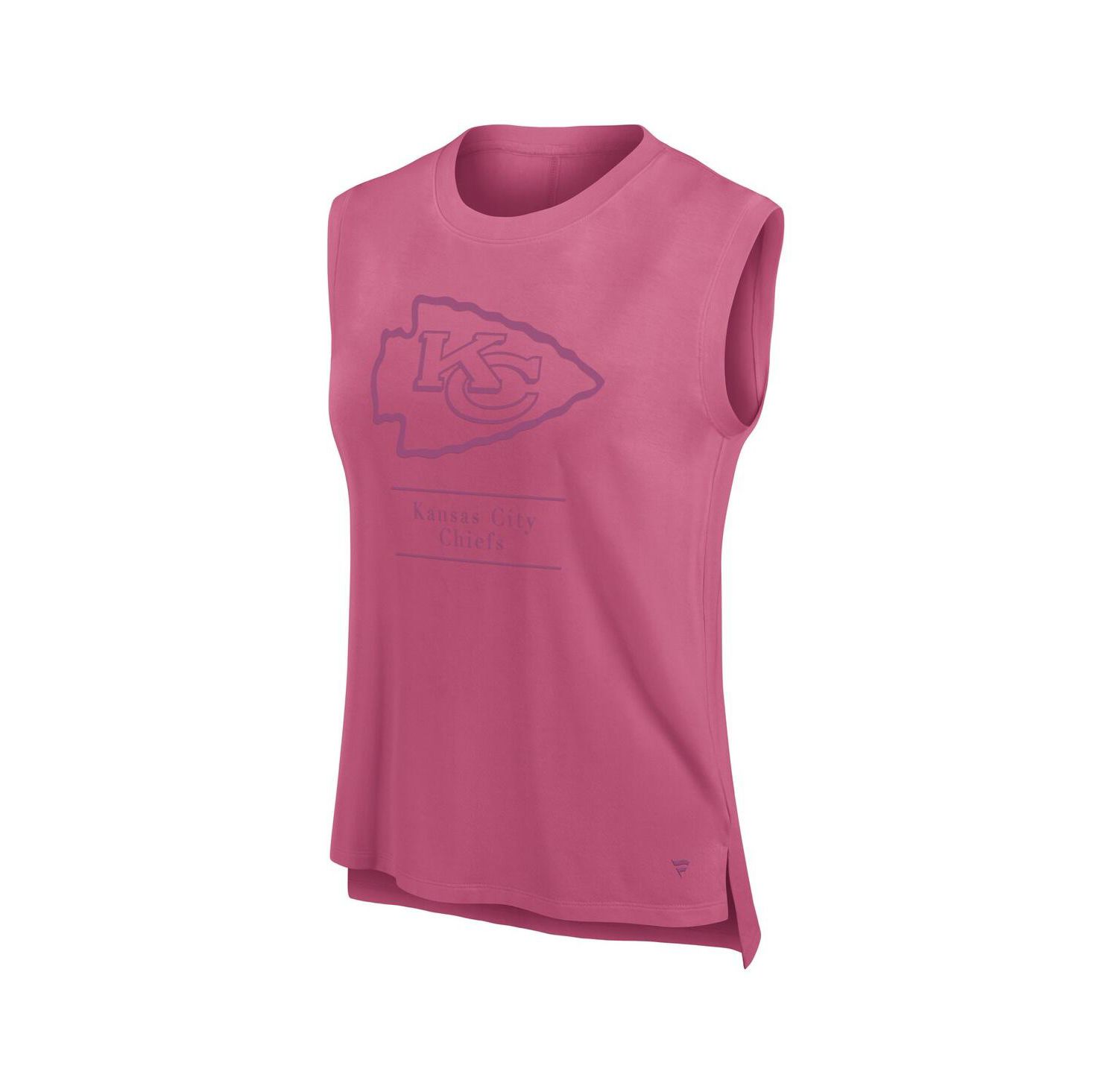Women's Pink Kansas City Chiefs Studio Embrace Tank Top