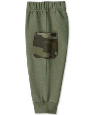 Baby Boys Camo-Print Vest, Bodysuit & Pants, 3 Piece Set