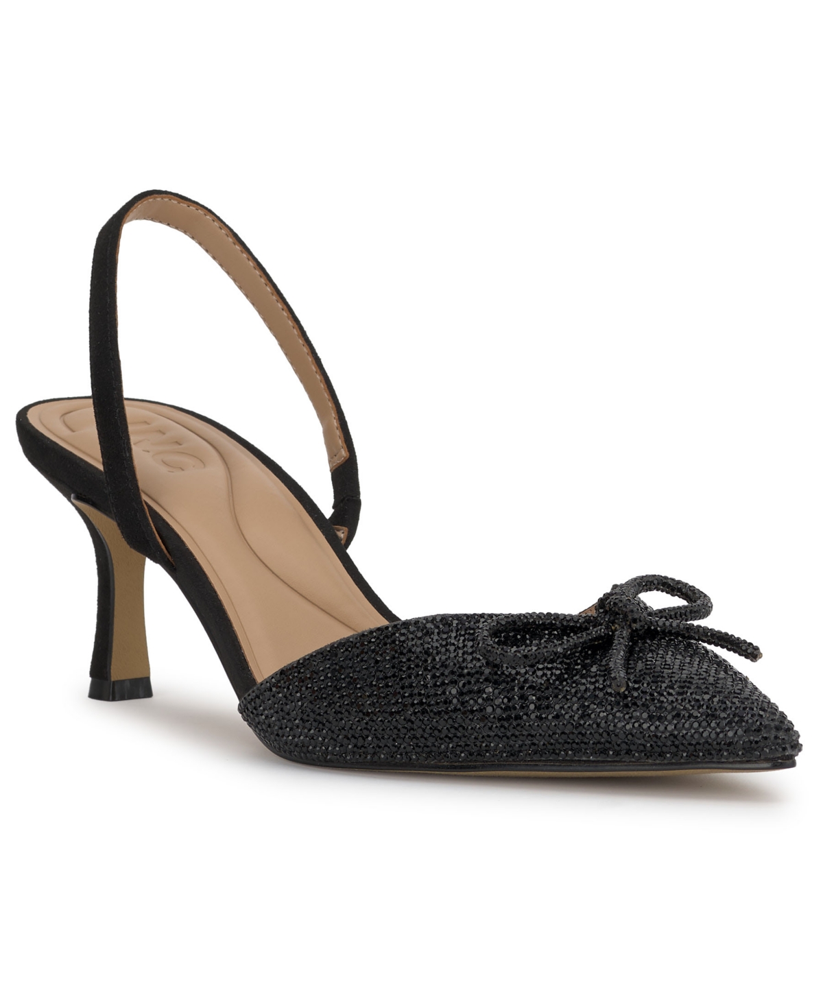 Women's Generys Pointed-Toe Pumps, Exclusively at Macy's - Gold Bling