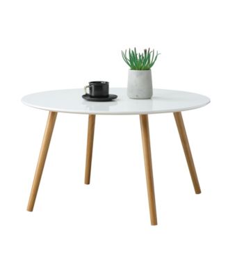  Oslo Round Coffee Table, Gray