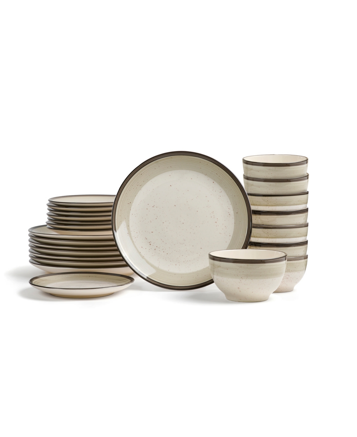 Harlow 24 Pc. Dinnerware Set, Service for 8 - Beige