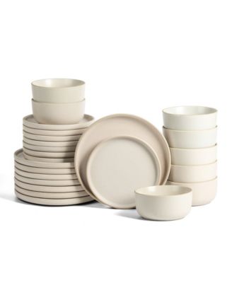 Amber 24 Pc. Dinnerware Set, Service for 8