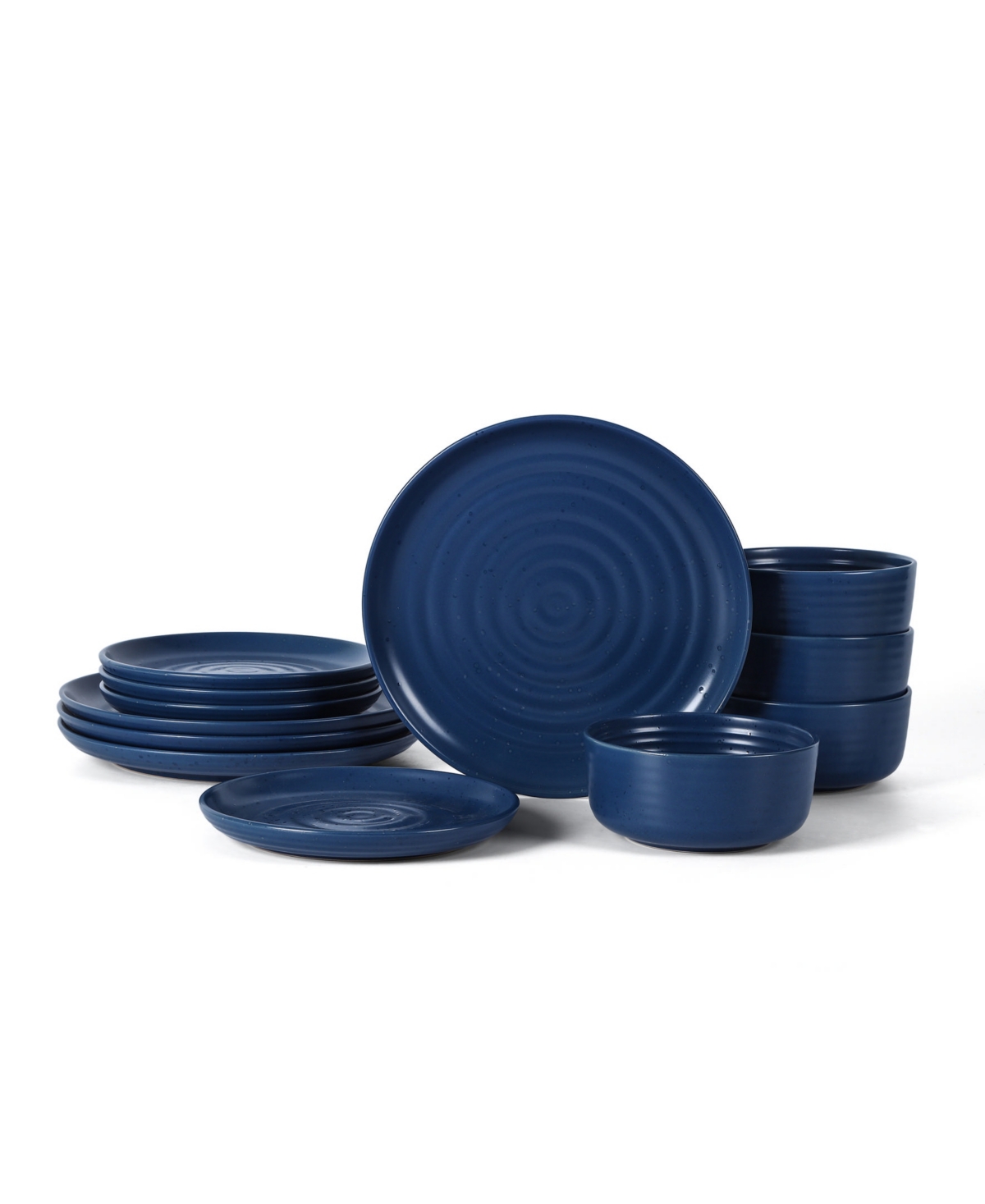 Ion 12 Pc. Dinnerware Set, Service for 4 - White Speckles