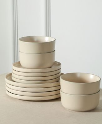 Amber 12 Pc. Dinnerware Set, Service for 4