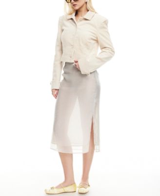 Women's Balmy Button-Front Long-Sleeve Jacket