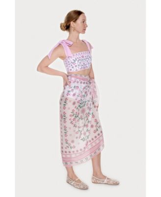 Women's Beach Sarong Wrap - Pink Blossom
